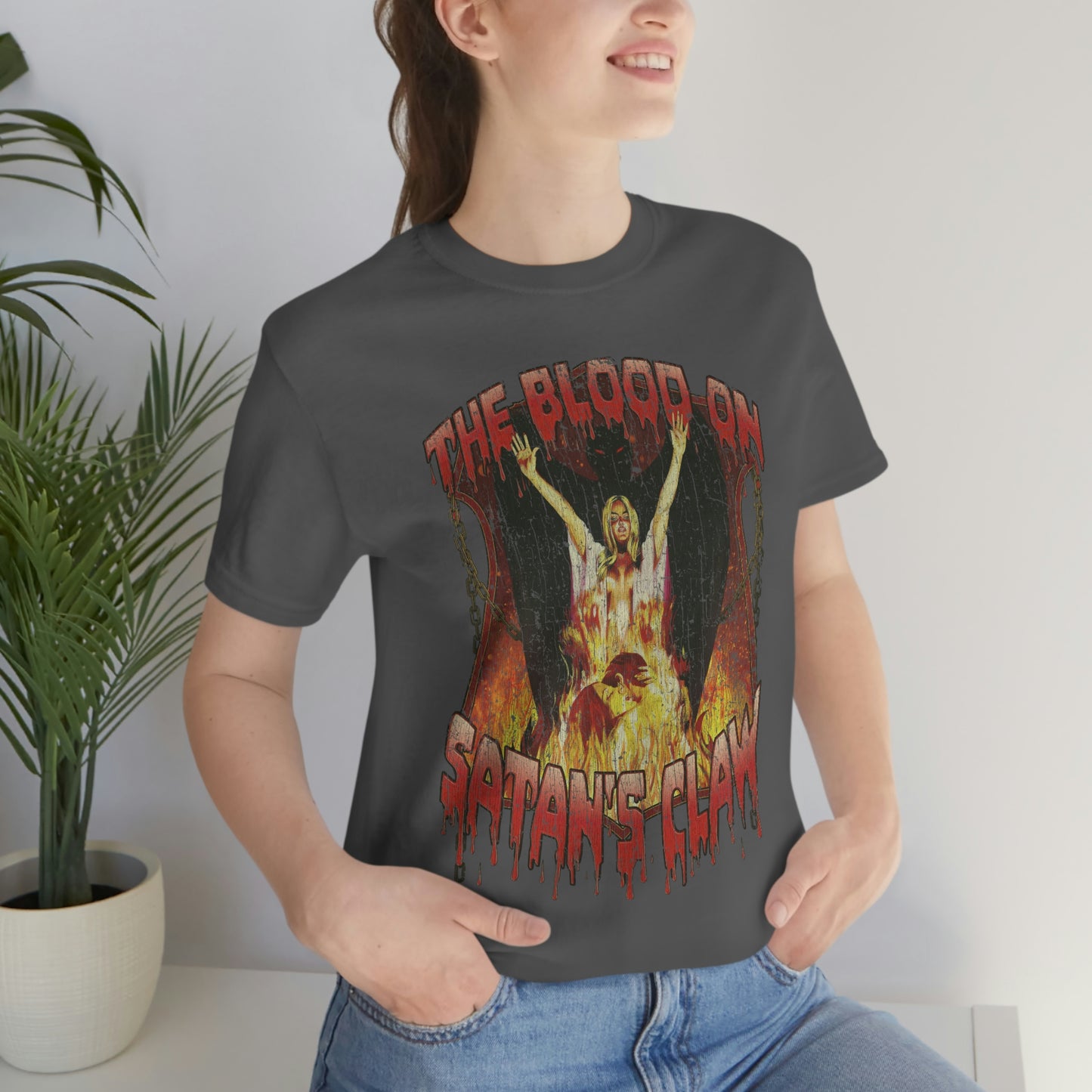 The Blood on Satan's Claw 1971 Vintage Men's T-Shirt