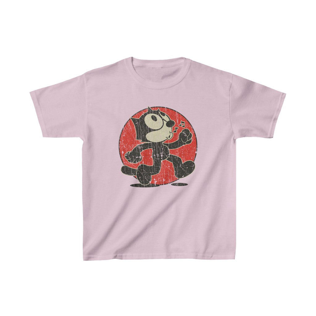 Felix The Cat Keep Walking 1919 Vintage Kid's T-Shirt