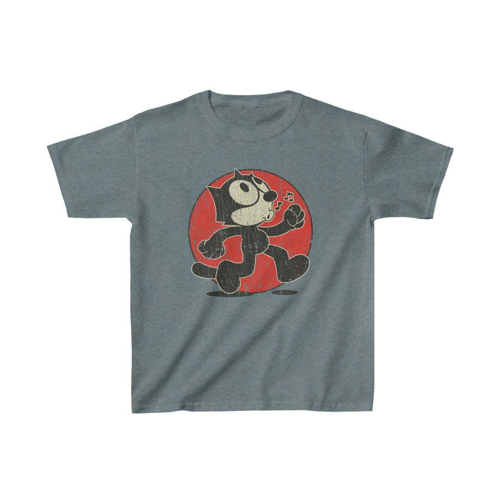 Felix The Cat Keep Walking 1919 Vintage Kid's T-Shirt