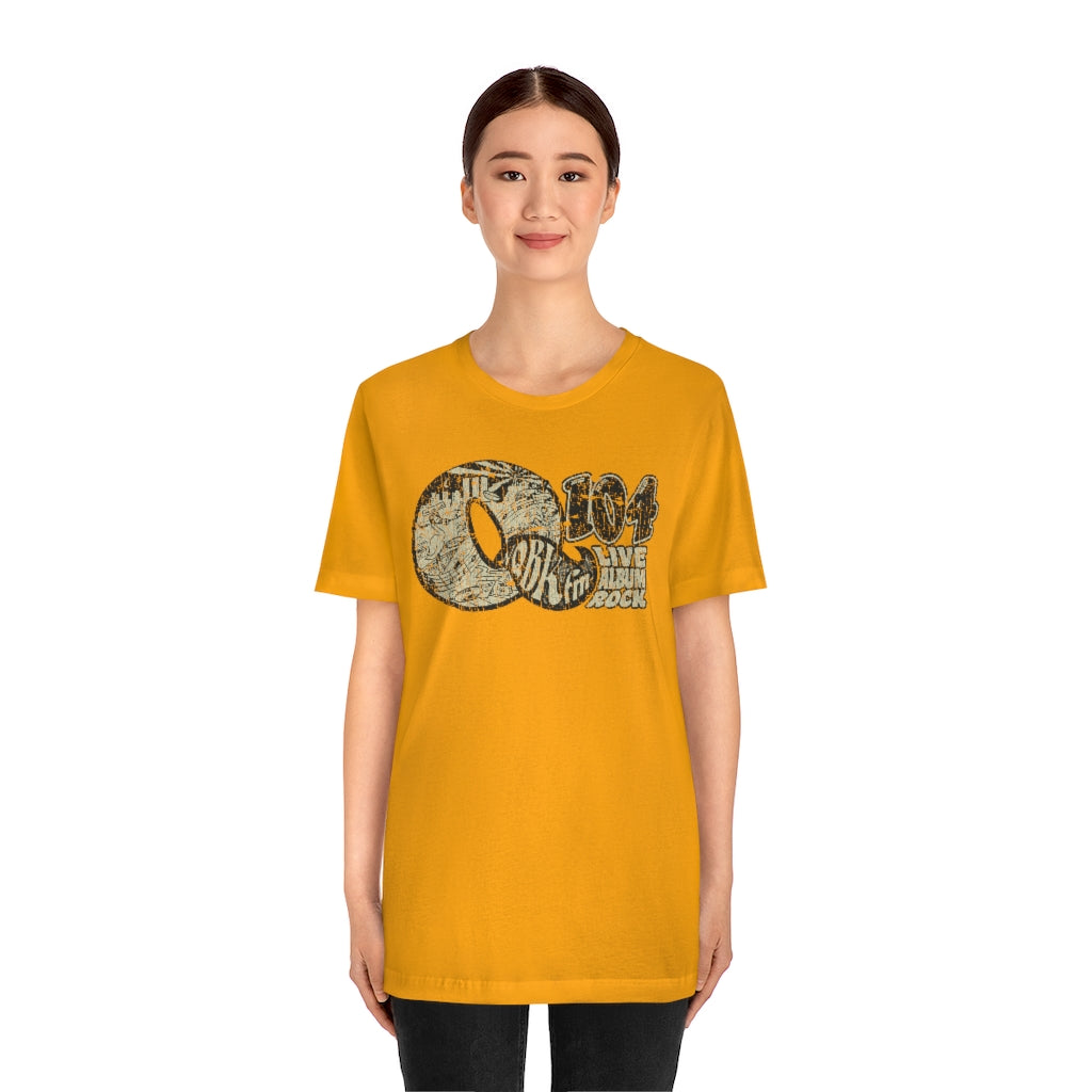 Q104 FM Live Album Rock 1972 Vintage Men's T-Shirt