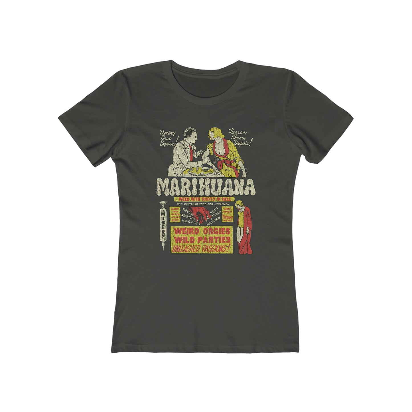 Marihuana - Weed With Roots In Hell was a 1936 Vintage Women's T-Shirt
