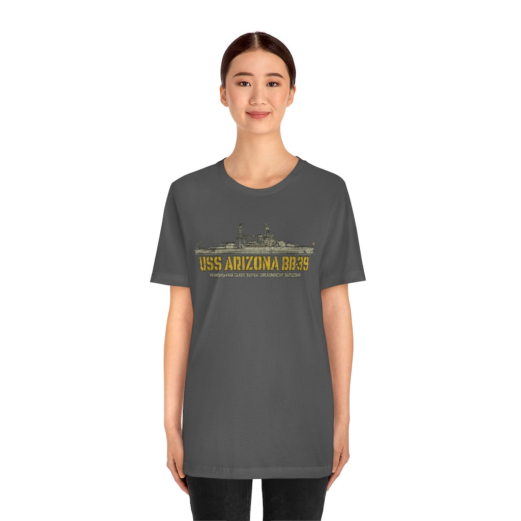 USS Arizona BB-39 1916 Vintage Men's T-Shirt