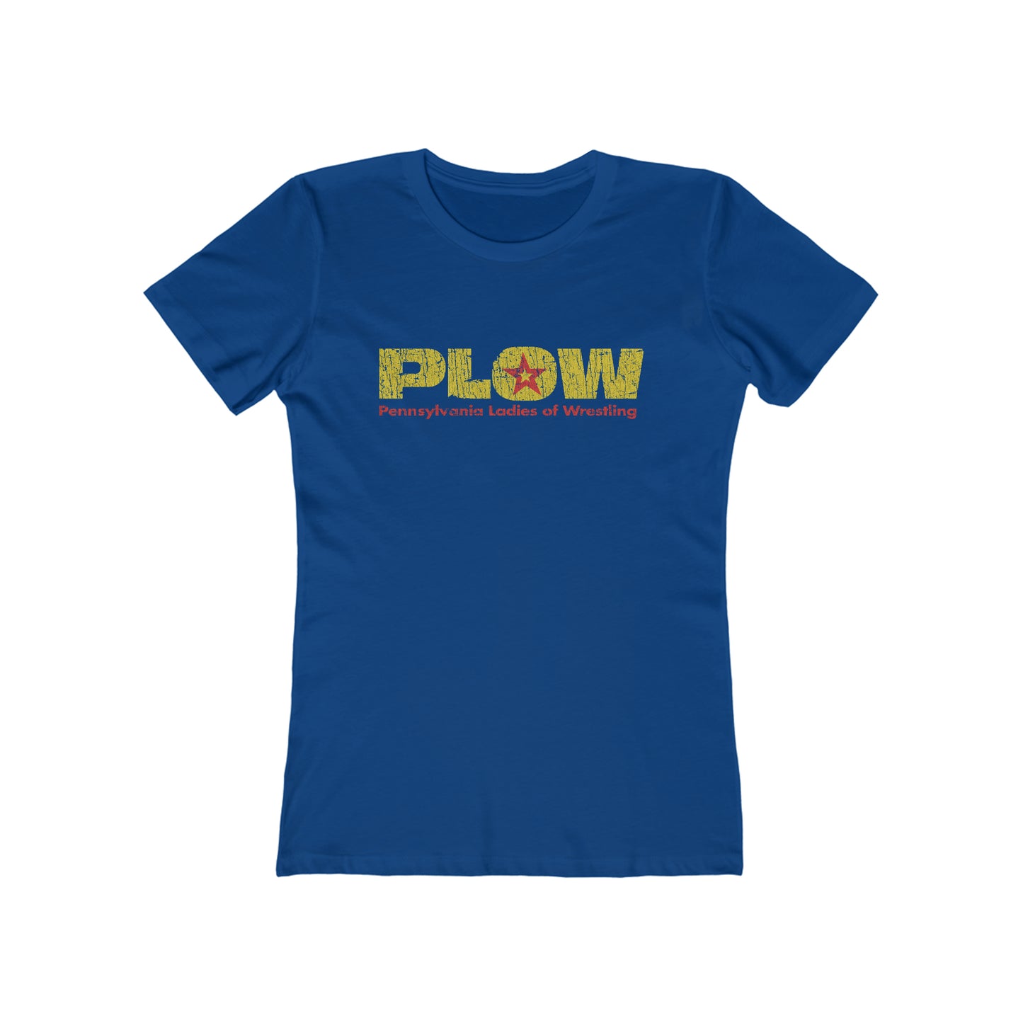 PLOW: Pennsylvania Ladies of Wrestling 1986 Vintage Women's T-Shirt