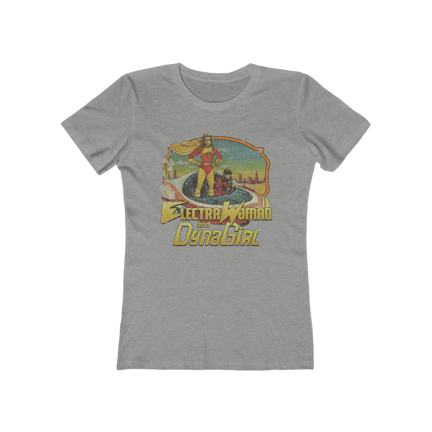 Electra Woman and Dyna Girl 1976 Vintage Women's T-Shirt