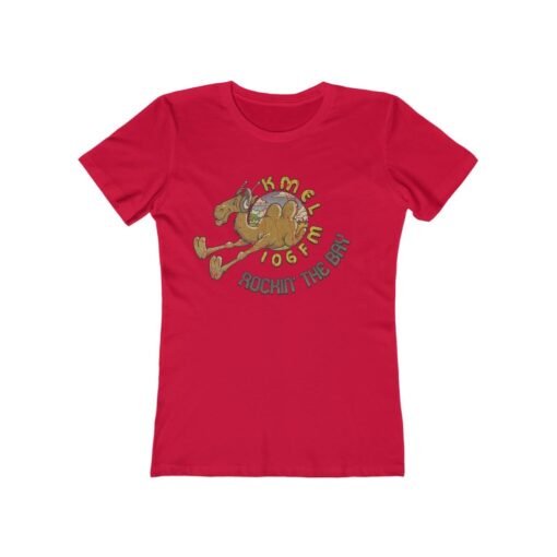 Kamel 106 Rockin' The Bay 1977 Vintage Women's T-Shirt - Image 8