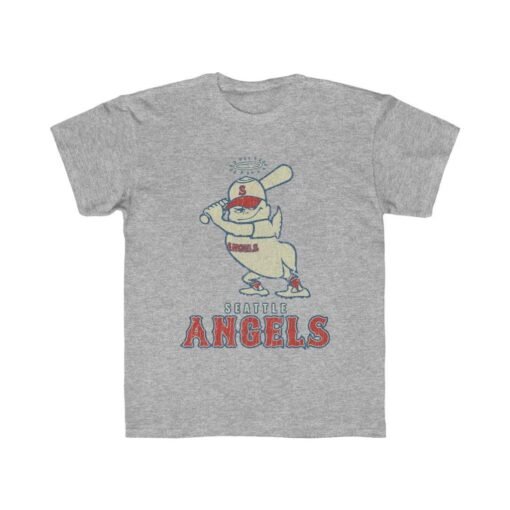 Seattle Angels 1965 Vintage Kid's T-Shirt - Image 4