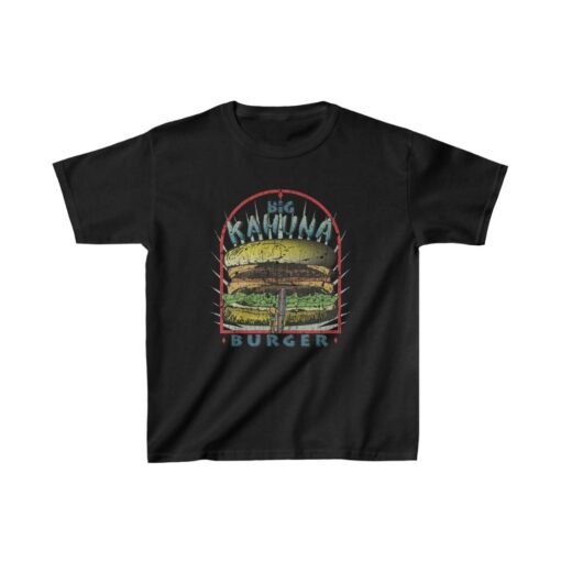 Big Kahuna Burger 1992 Vintage Kid's T-Shirt - Image 4