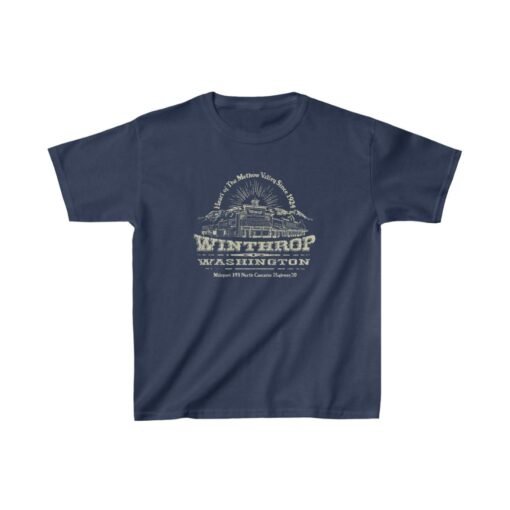 Winthrop Washington 1924 Vintage Kid's T-Shirt - Image 4