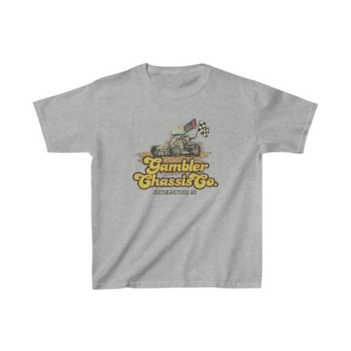 Gambler Chassis Co. 1980 Vintage Kid's T-Shirt - Image 3