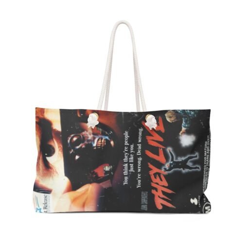 They Live 1988 VHS Weekender Tote