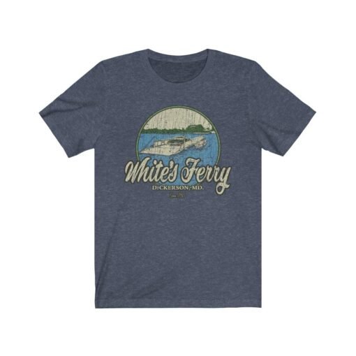 White's Ferry 1982 Vintage Men's T-Shirt - Image 6