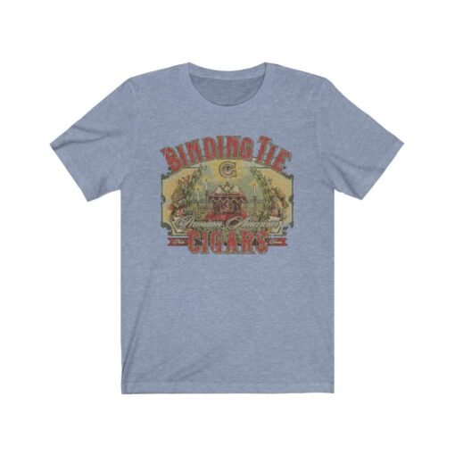 Binding Tie Cigars 1908 Vintage Men's T-Shirt - Image 5