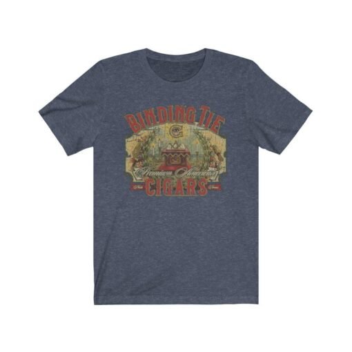 Binding Tie Cigars 1908 Vintage Men's T-Shirt - Image 6