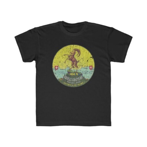 Ibex Swiss Gruyere 1941 Vintage Kid's T-Shirt - Image 3