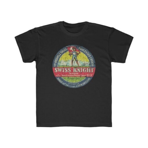 Swiss Knight Gruyere 1927 Vintage Kid's T-Shirt - Image 3