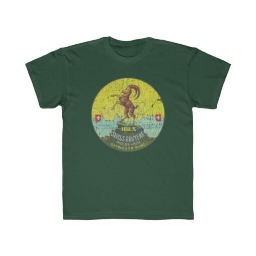 Ibex Swiss Gruyere 1941 Vintage Kid's T-Shirt - Image 4