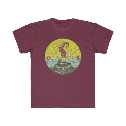 Ibex Swiss Gruyere 1941 Vintage Kid's T-Shirt - Image 6