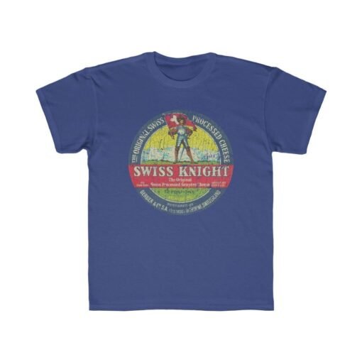 Swiss Knight Gruyere 1927 Vintage Kid's T-Shirt - Image 5