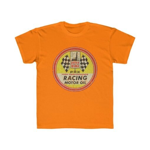 Penn Drake PRX Racing Oil 1956 Vintage Kid's T-Shirt - Image 4