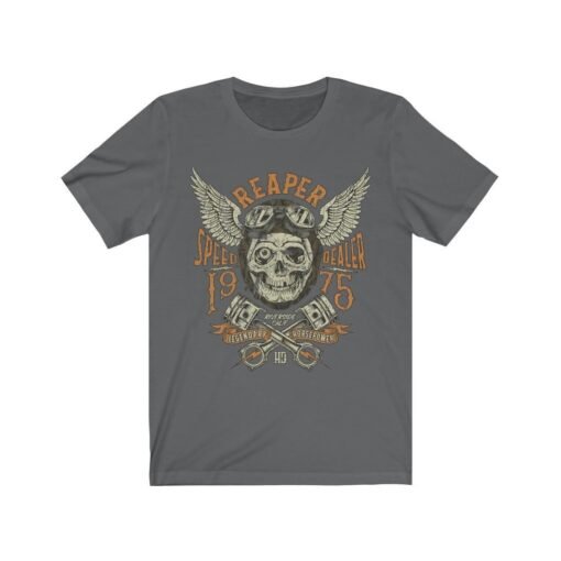 Reaper Speed Dealer (You'd be Loud Too) 1975 F/B Vintage Men's T-Shirt - Image 9