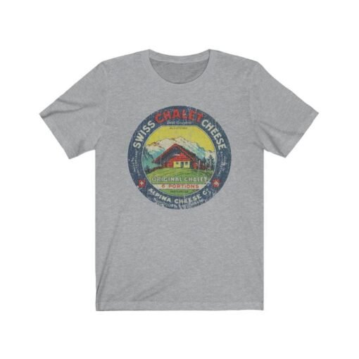 Chalet Petit Gruyere 1959 Vintage Men's T-Shirt - Image 5