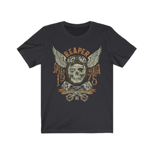 Reaper Speed Dealer (You'd be Loud Too) 1975 F/B Vintage Men's T-Shirt - Image 5