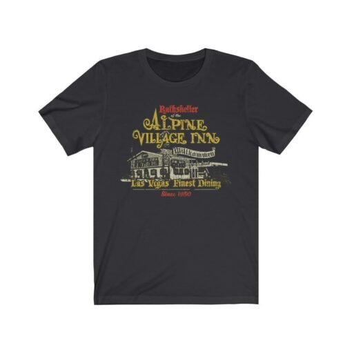 Alpine Village Inn 1950 Vintage Men's T-Shirt - Image 5