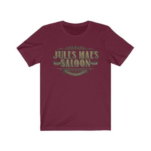 Jules Maes Saloon 1888 Vintage Men's T-Shirt - Image 6