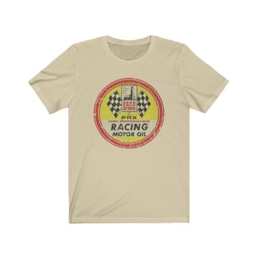 Penn Drake PRX Racing Oil 1956 Vintage Men's T-Shirt - Image 4