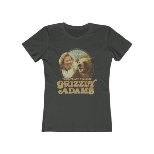 The Life and Times of Grizzly Adams 1977 Vintage Women's T-Shirt - Image 4