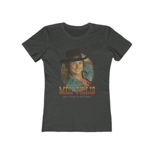 Mel Tillis Your Body is an Outlaw 1980 Vintage Women's T-Shirt - Image 4