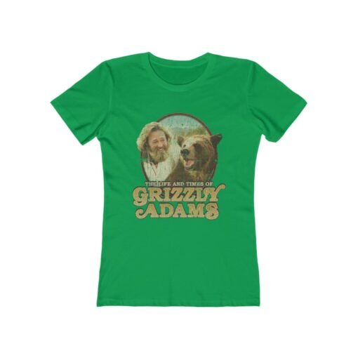 The Life and Times of Grizzly Adams 1977 Vintage Women's T-Shirt - Image 5