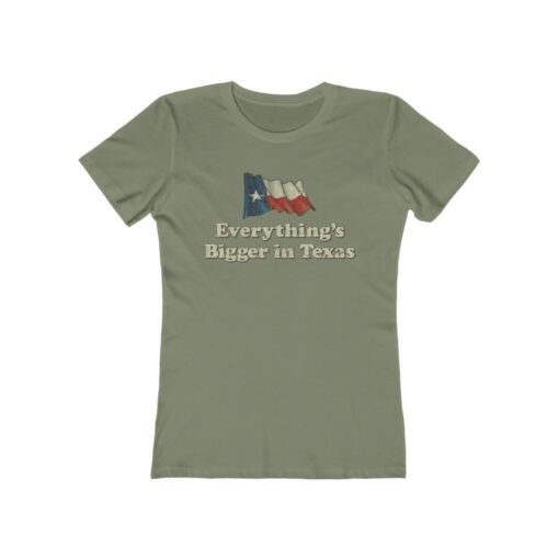 Everything's Bigger in Texas 1980 Vintage Women's T-Shirt