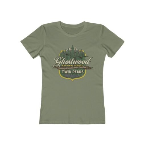 Ghostwood National Forest 1990 Vintage Women's T-Shirt - Image 4