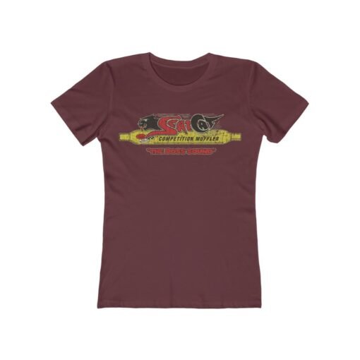 Scat Cat Competition Muffler 1970 Vintage Women's T-Shirt - Image 6