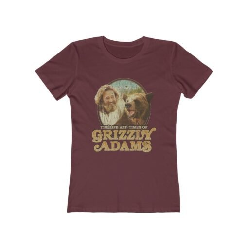 The Life and Times of Grizzly Adams 1977 Vintage Women's T-Shirt - Image 6