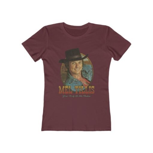 Mel Tillis Your Body is an Outlaw 1980 Vintage Women's T-Shirt - Image 6