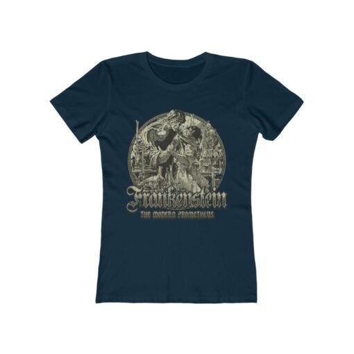 Frankenstein; or, The Modern Prometheus 1818 Vintage Women's T-Shirt - Image 5