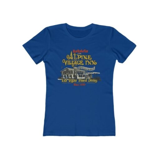 Alpine Village Inn 1950 Vintage Women's T-Shirt - Image 6