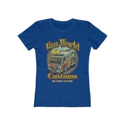 Van World Customs 1974 Vintage Women's T-Shirt - Image 5