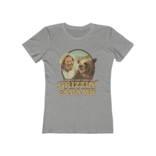 The Life and Times of Grizzly Adams 1977 Vintage Women's T-Shirt - Image 3