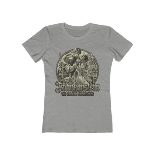 Frankenstein; or, The Modern Prometheus 1818 Vintage Women's T-Shirt - Image 3