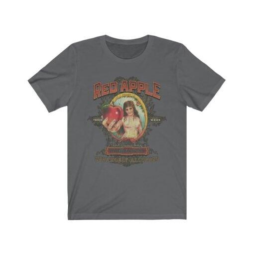 Red Apple Tobacco 1870 Vintage Men's T-Shirt - Image 5