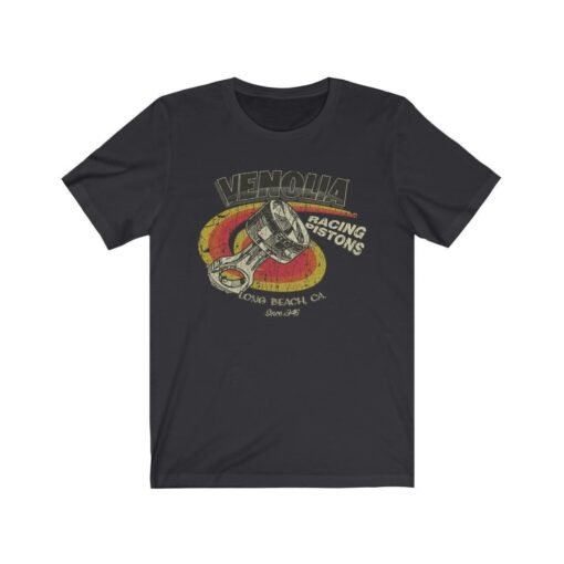 Venolia Racing Pistons 1946 Vintage Men's T-Shirt - Image 5