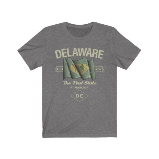 Delaware 1787 Vintage Men's T-Shirt - Image 2