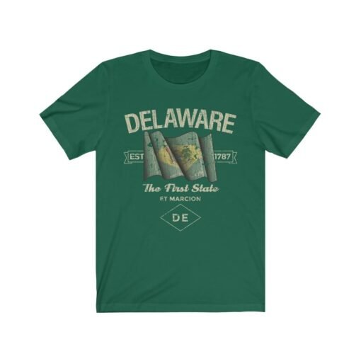 Delaware 1787 Vintage Men's T-Shirt - Image 5