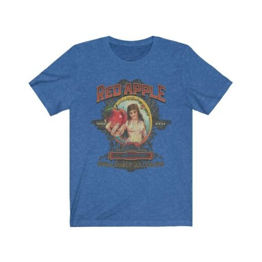 Red Apple Tobacco 1870 Vintage Men's T-Shirt - Image 4