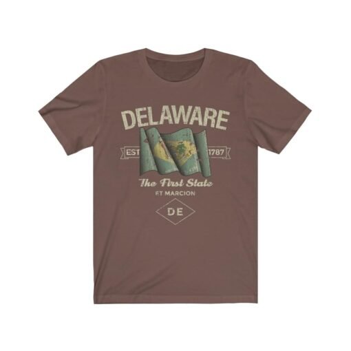 Delaware 1787 Vintage Men's T-Shirt - Image 3