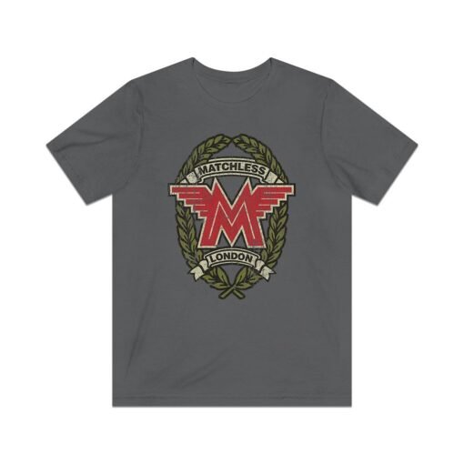 Matchless Motorcycles M Crest 1899 Vintage Men's T-Shirt - Image 4