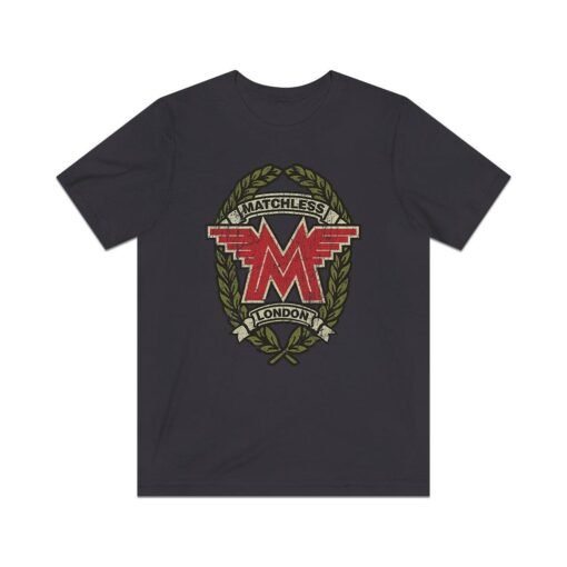 Matchless Motorcycles M Crest 1899 Vintage Men's T-Shirt - Image 2